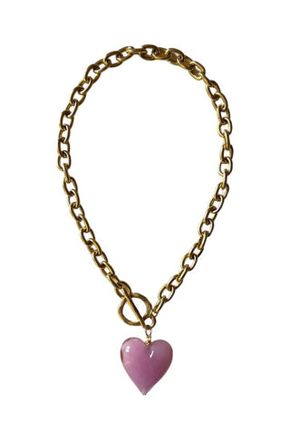 Amore Necklace in Pink - obligato