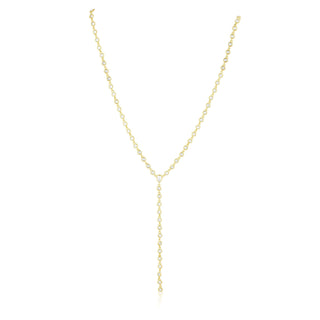 Anastasia Cz Lariat: Yellow Gold - obligato