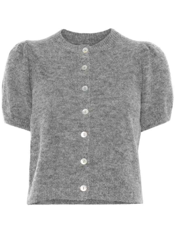 Anisa Cardigan in Dark Heather Gray - obligato