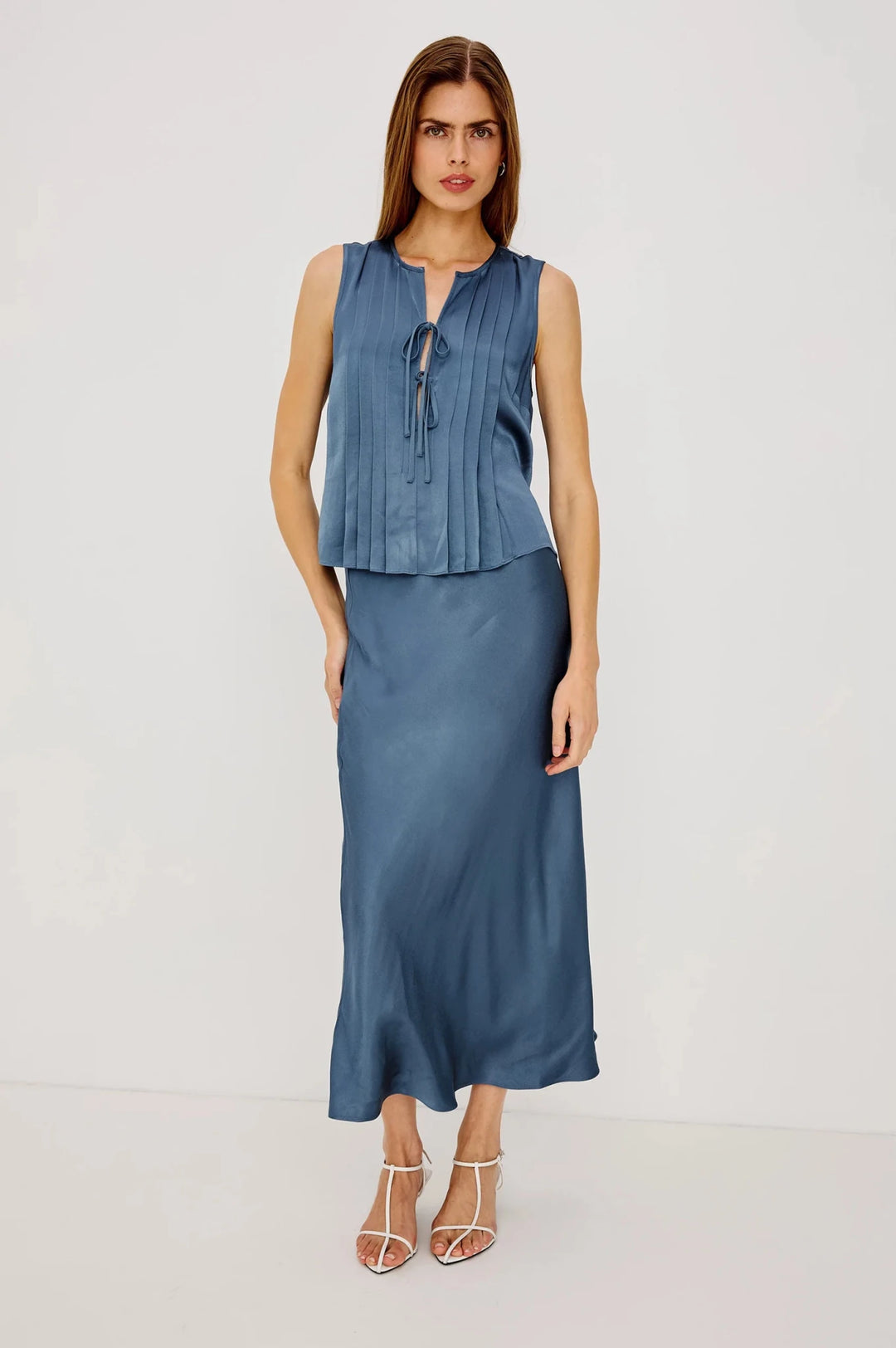 Anya skirt in Atlantic - obligato