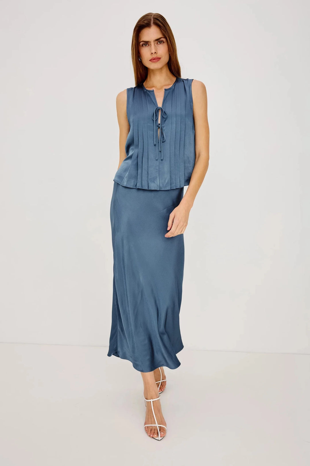 Anya skirt in Atlantic - obligato