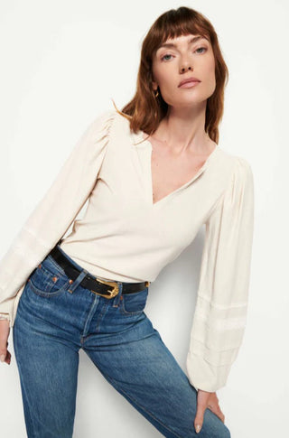 Arden Long Sleeve in Parchment - obligato