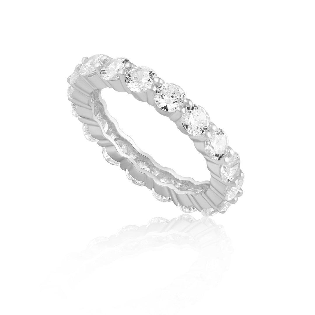 Ari Round Cut Ring: Gold / 5 - obligato