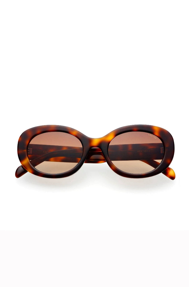 Aria Acetate Womens Oval Sunglasses : Brown Tortoise - obligato