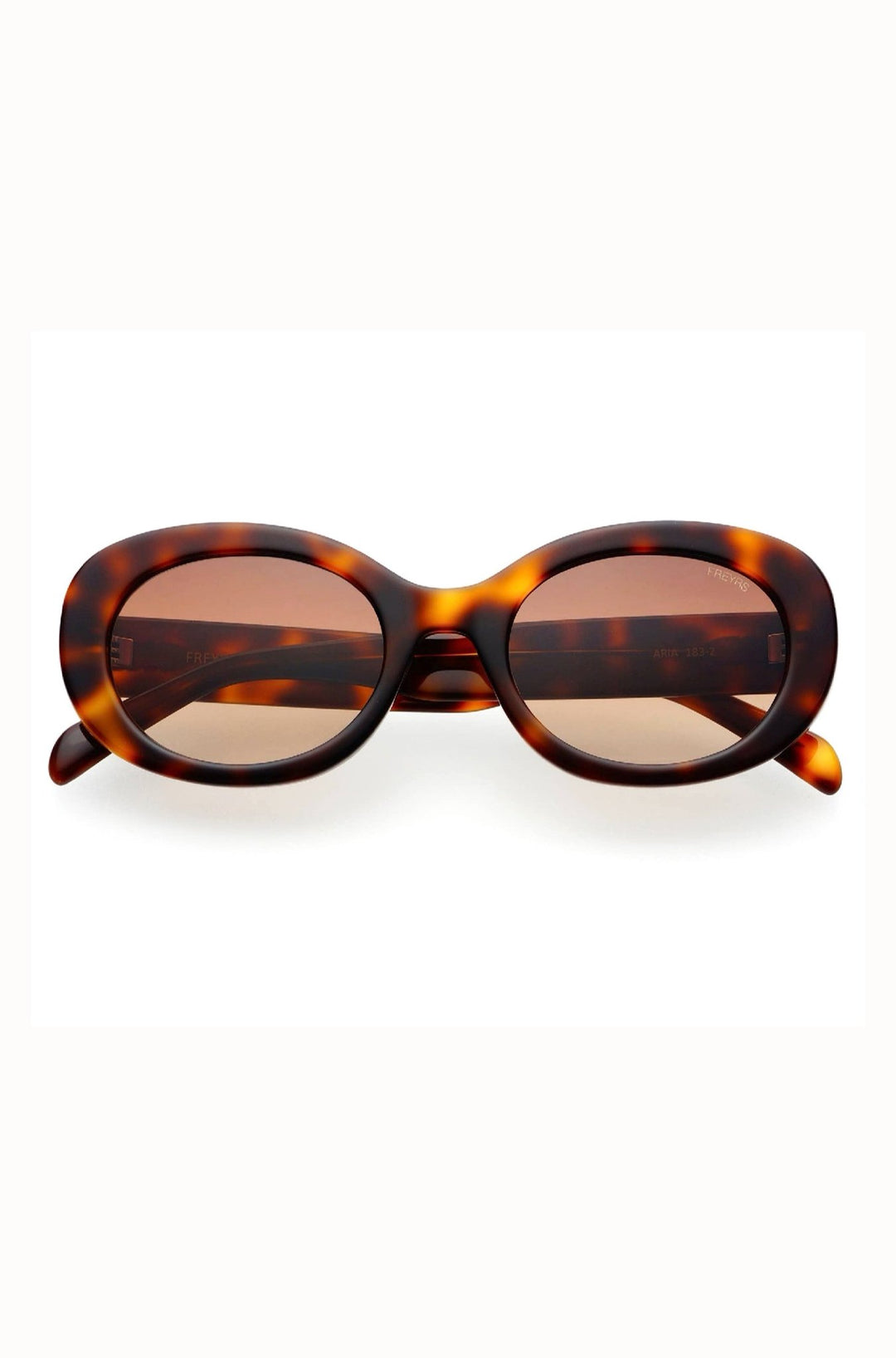 Aria Acetate Womens Oval Sunglasses : Brown Tortoise - obligato