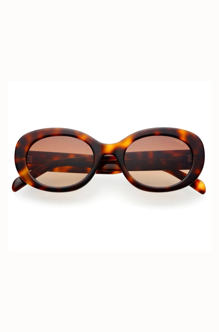 Aria Acetate Womens Oval Sunglasses : Brown Tortoise - obligato
