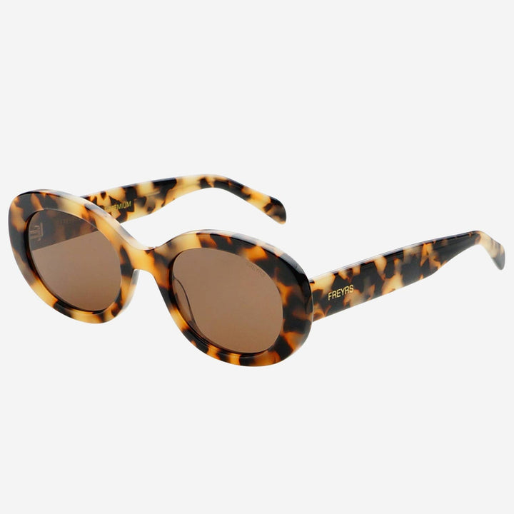 Aria Acetate Womens Oval Sunglasses : Milky Tortoise - obligato