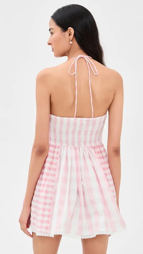 Arletta Dress in Watermelon Waves - obligato