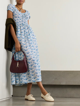 Ashlynn Dress in Bleu Rosier Floral - obligato