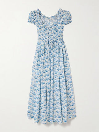 Ashlynn Dress in Bleu Rosier Floral - obligato