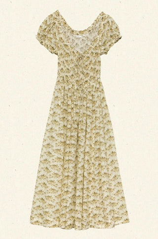 Ashlynn Dress in Citron Rosier Floral - obligato