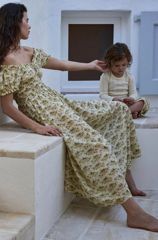 Ashlynn Dress in Citron Rosier Floral - obligato
