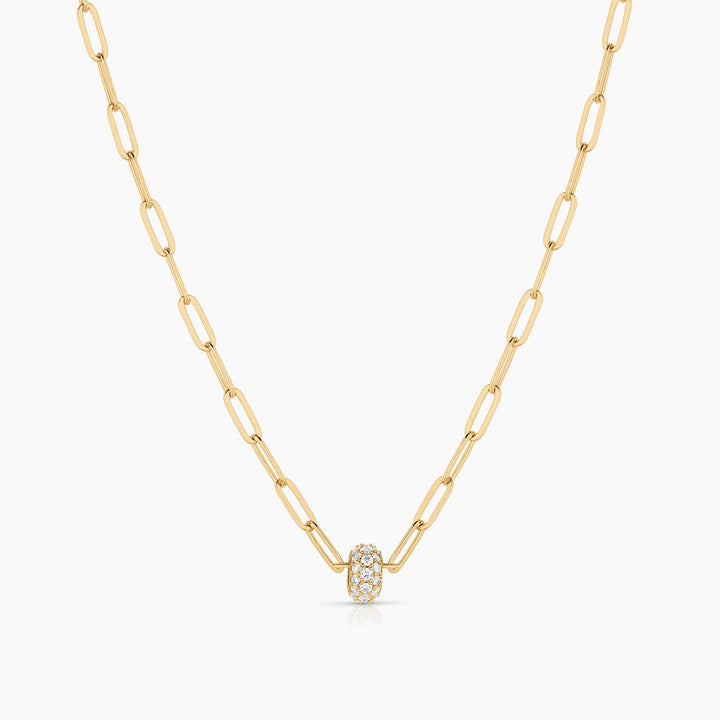 Astra Pavé Bead Charm: 14k Gold Plated - obligato