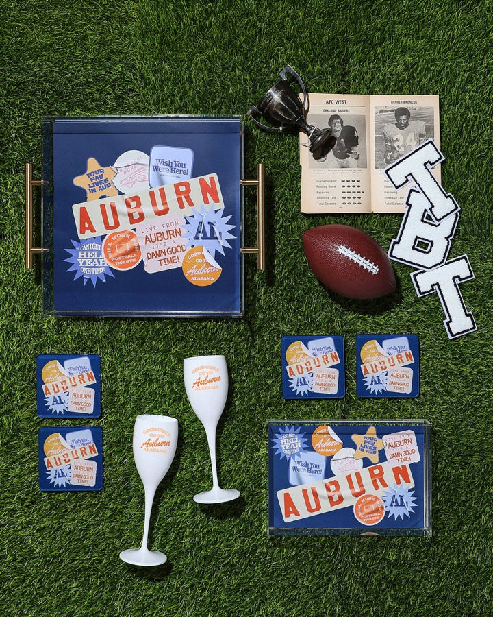 Auburn Champagne Flute | Tailgate Collection - obligato
