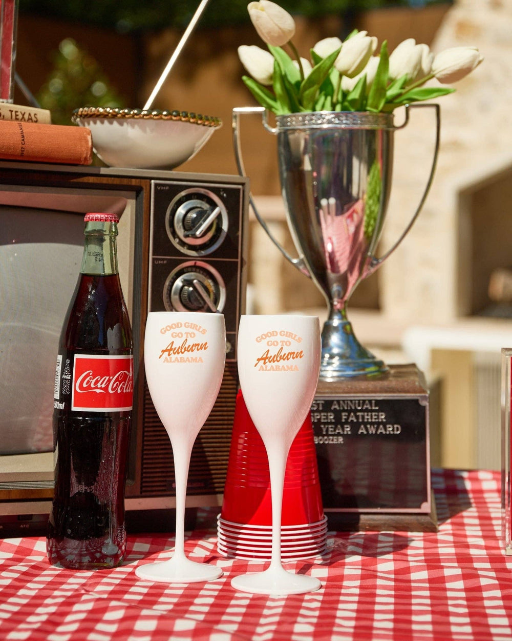 Auburn Champagne Flute | Tailgate Collection - obligato