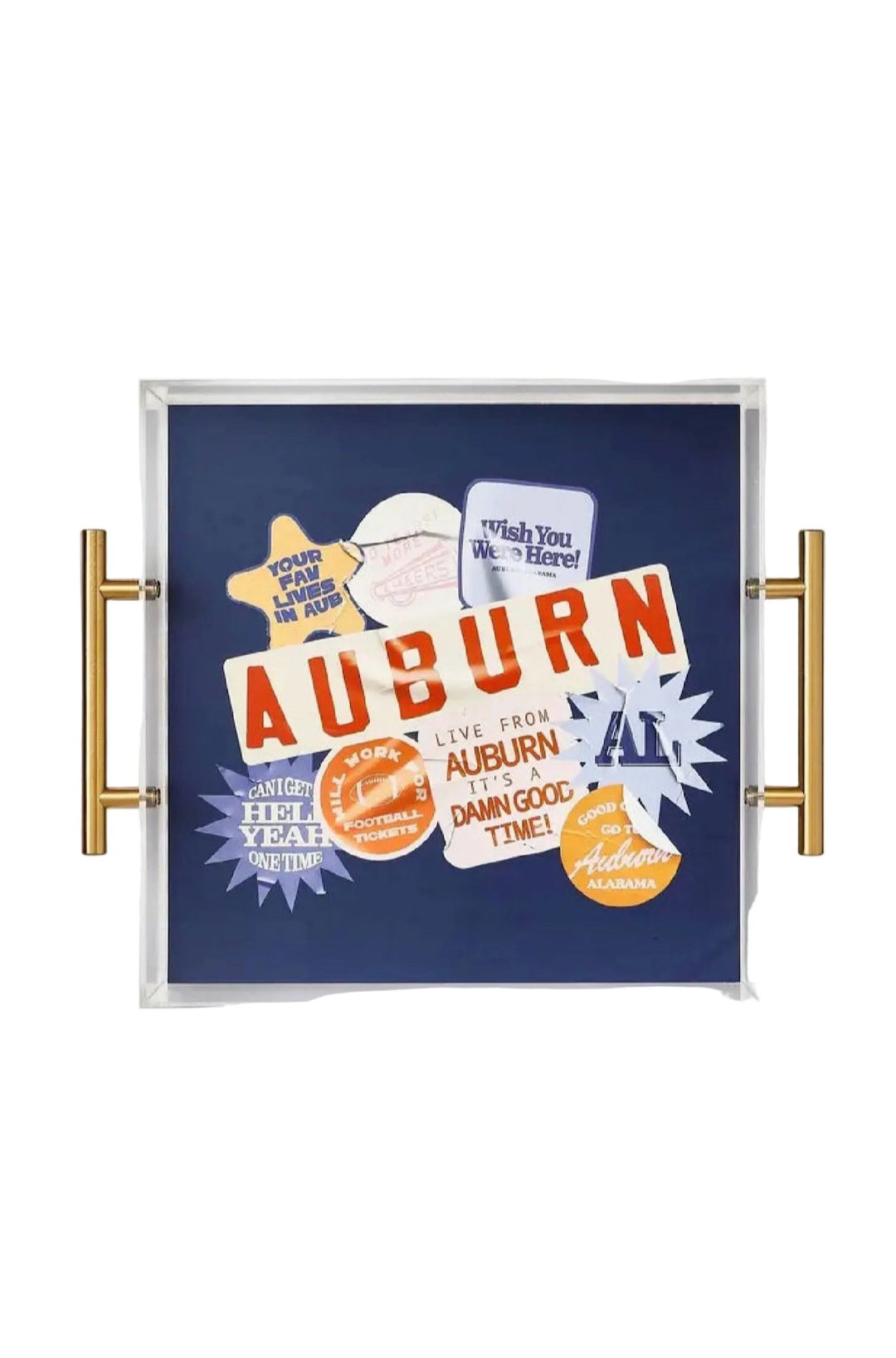 Auburn Large Tray | Tailgate Collection - obligato