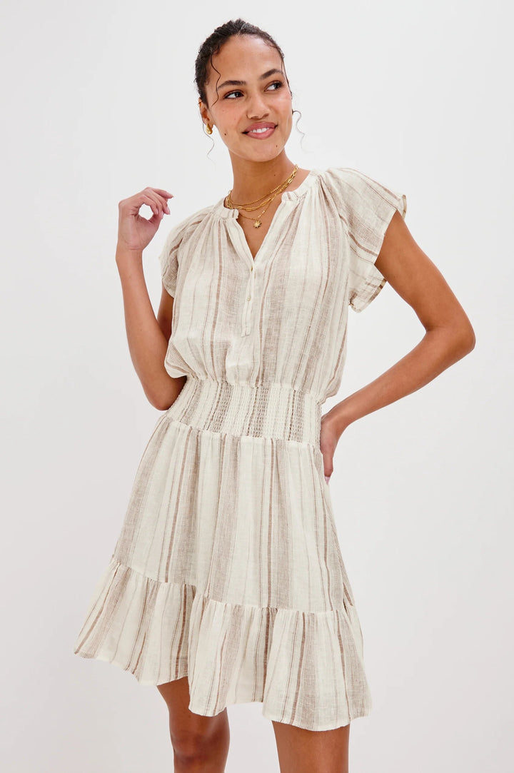 Augustine Dress in Remis Stripe - obligato