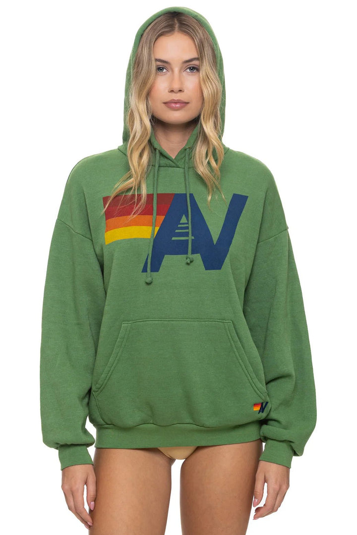 AV Logo Pullover Relaxed Hoodie - obligato
