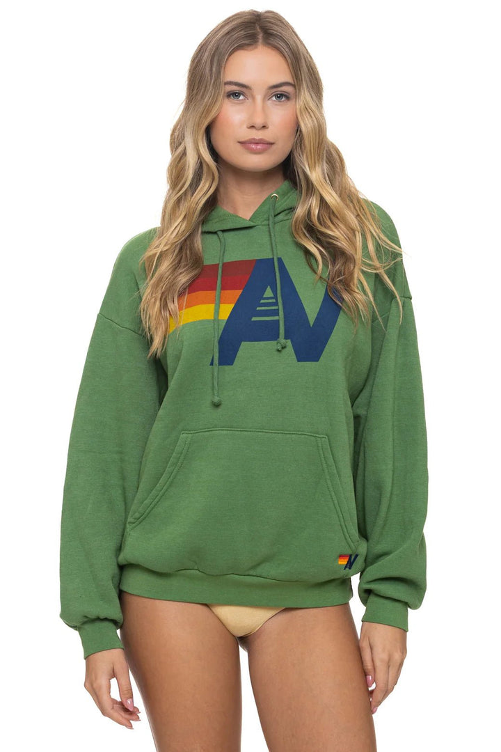 AV Logo Pullover Relaxed Hoodie - obligato