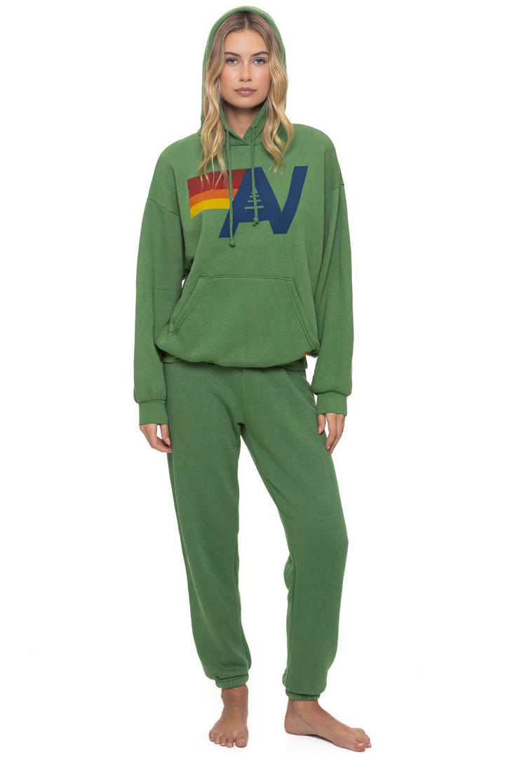 AV Logo Sweatpants in Palm Green - obligato