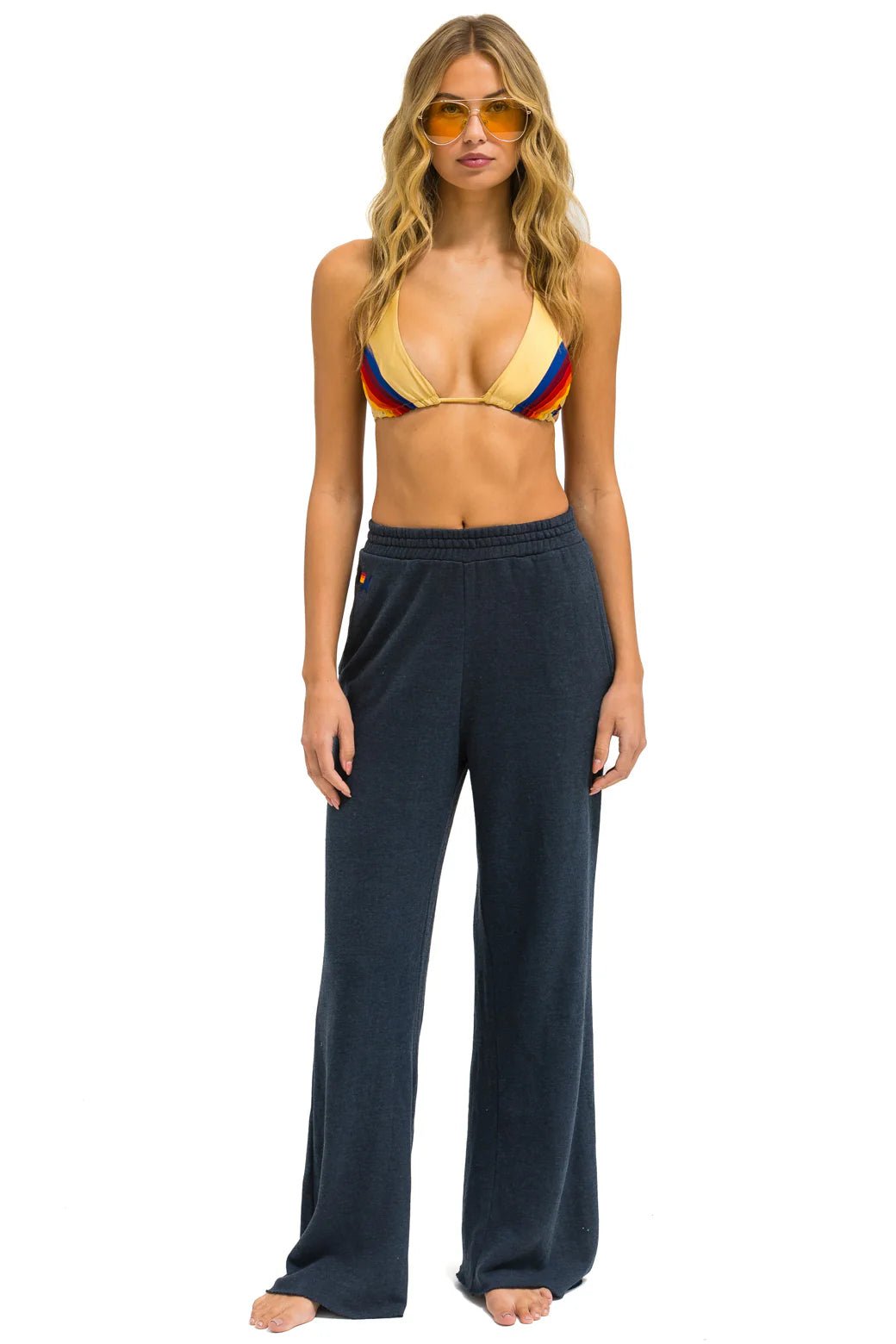 AV Wide Leg Sweatpant in Charcoal - obligato