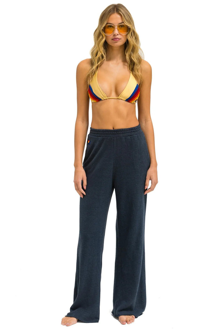 AV Wide Leg Sweatpant in Charcoal - obligato