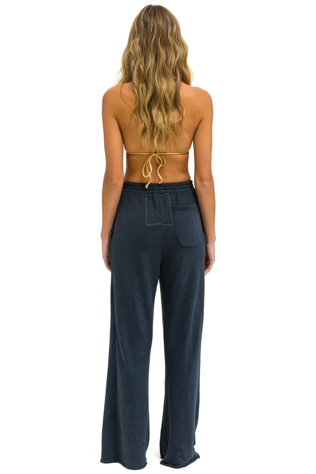 AV Wide Leg Sweatpant in Charcoal - obligato