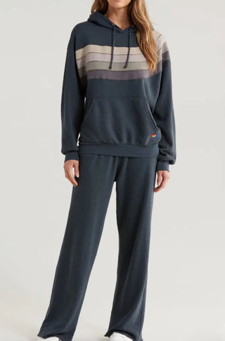 AV Wide Leg Sweatpants in Charcoal - obligato