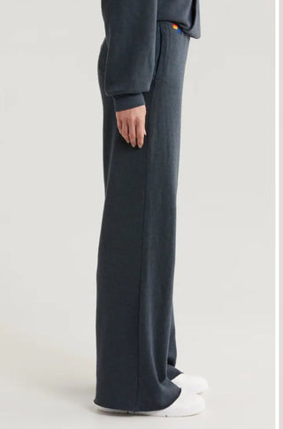 AV Wide Leg Sweatpants in Charcoal - obligato