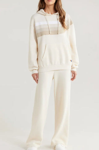 AV Wide Leg Sweatpants in Vintage White - obligato