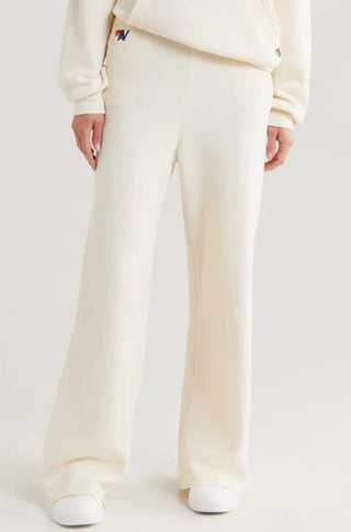 AV Wide Leg Sweatpants in Vintage White - obligato