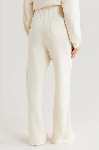 AV Wide Leg Sweatpants in Vintage White - obligato