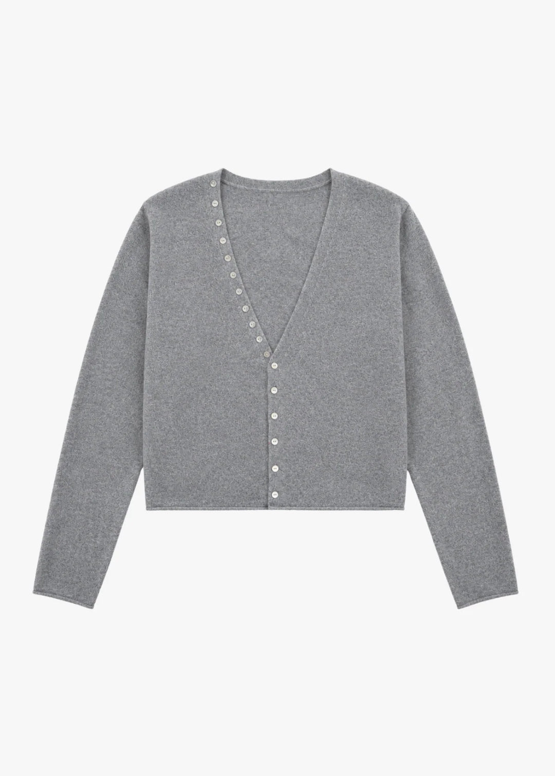Avery Cashmere Sweater in Gray