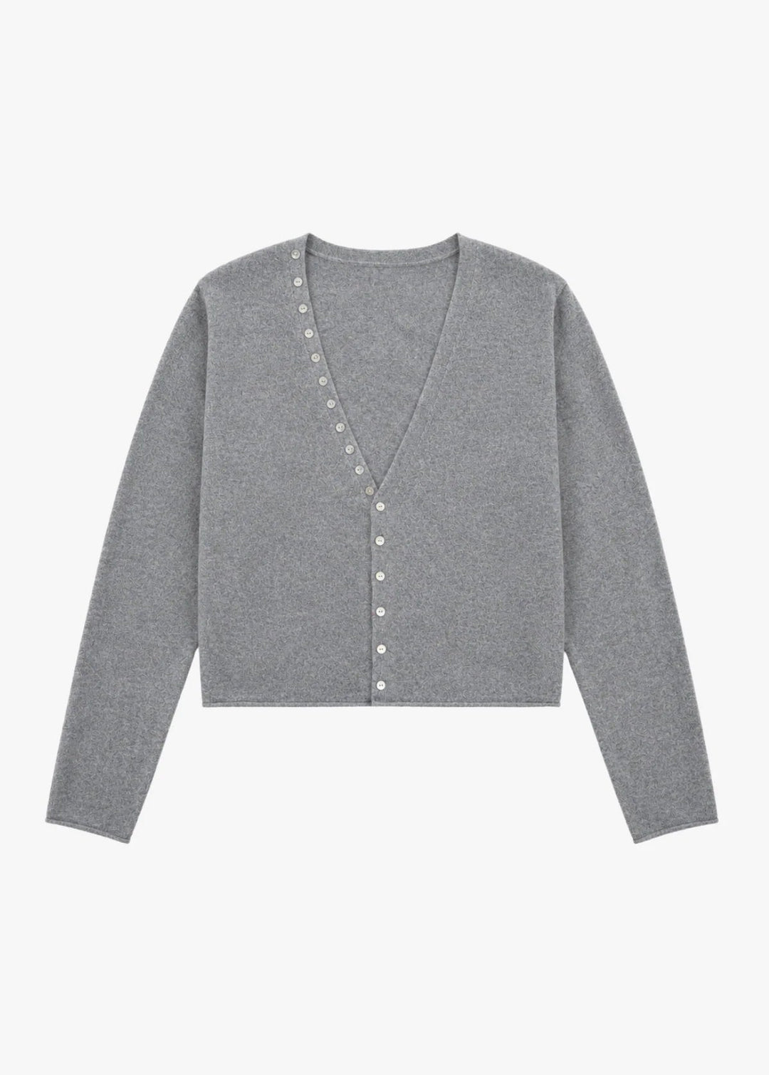 Avery Cashmere Sweater in Gray - obligato