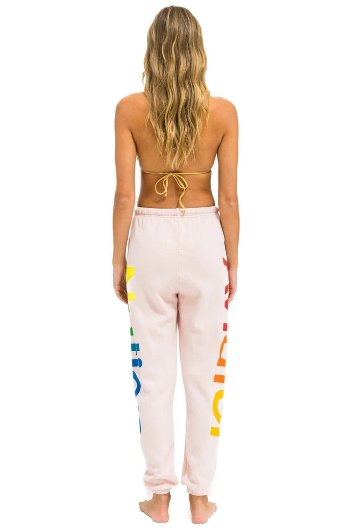 Aviator Nation 2 womens sweatpants in Light Pink - obligato