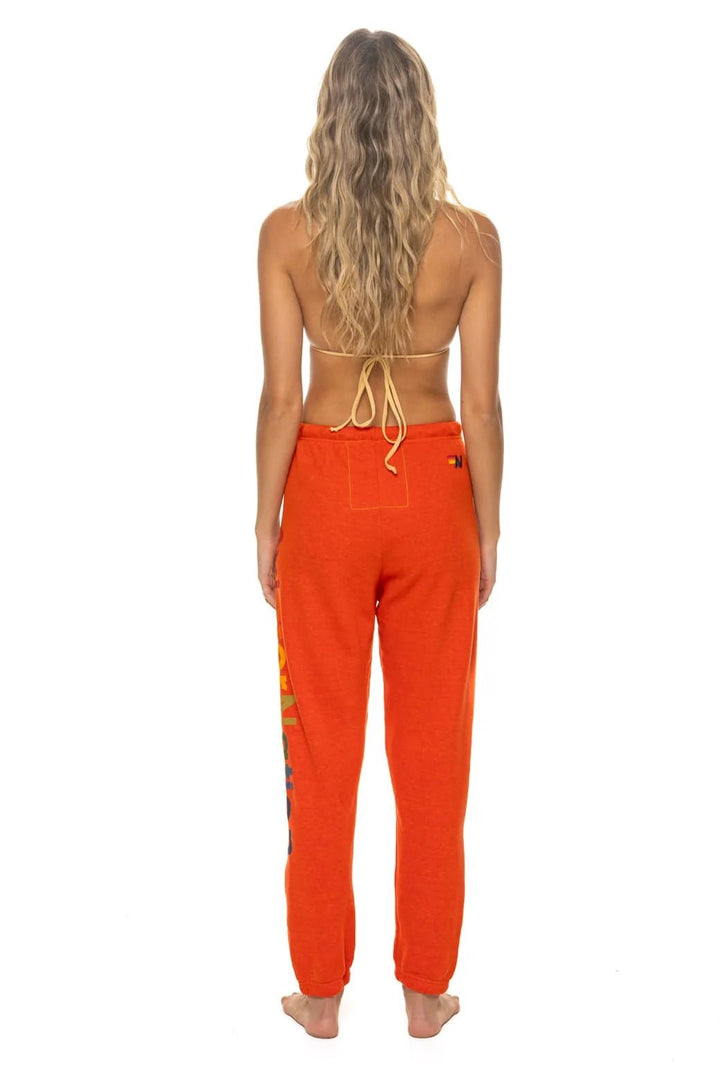 Aviator Nation Sweatpants in Orange - obligato