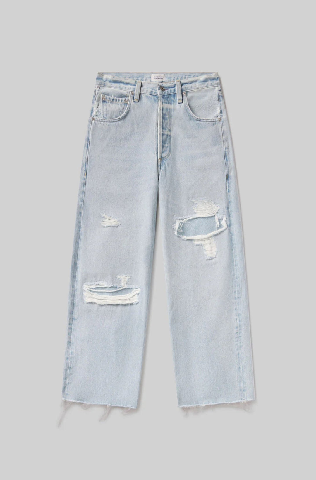 Ayla Raw Hem Crop In Vaquero - obligato