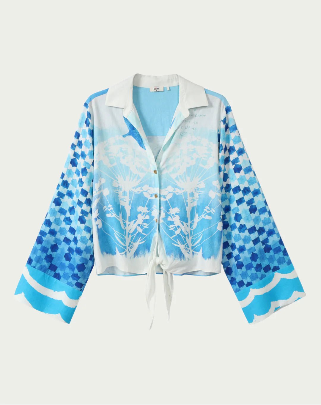Ayla Tie Indigo Shirt - obligato