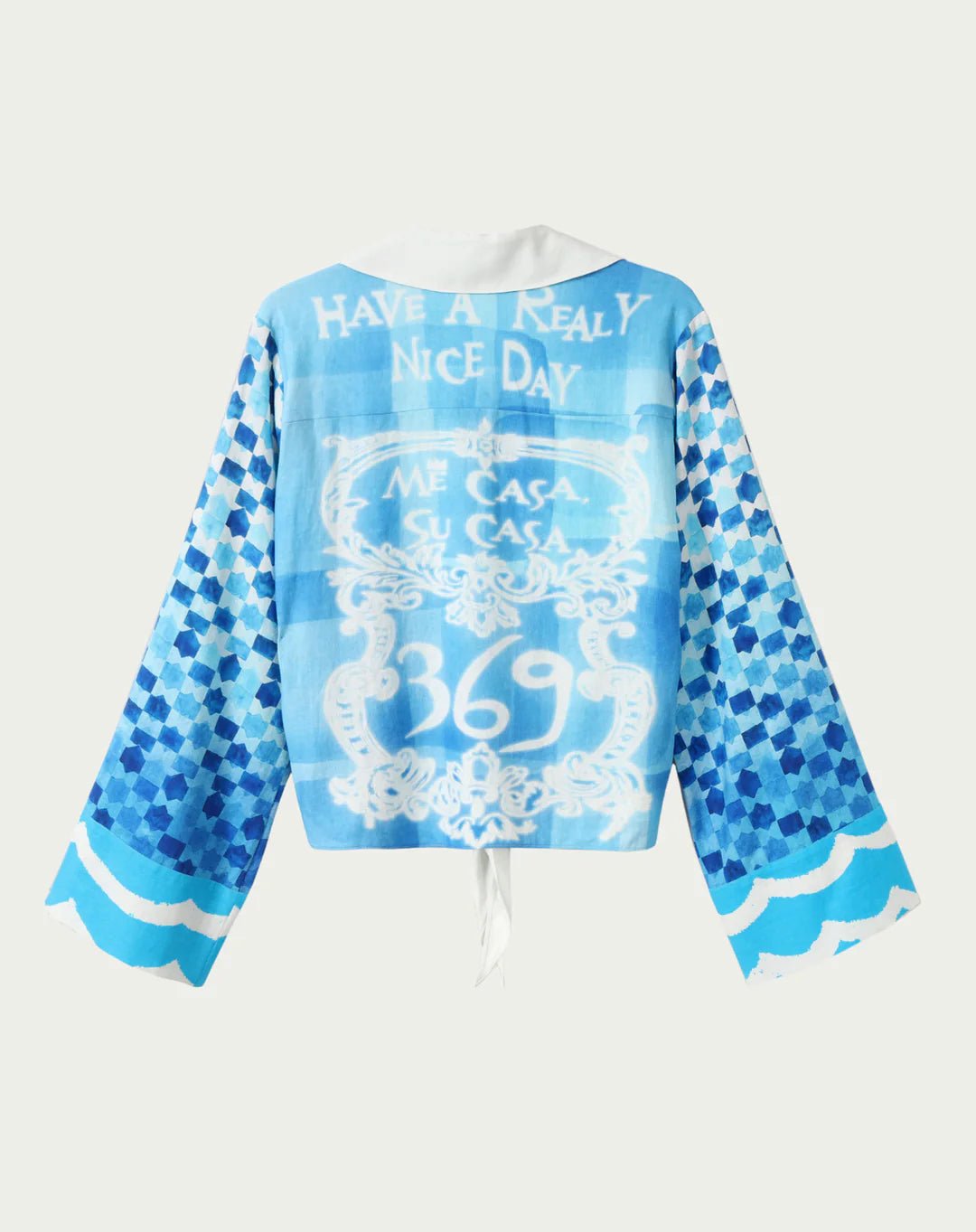 Ayla Tie Indigo Shirt - obligato