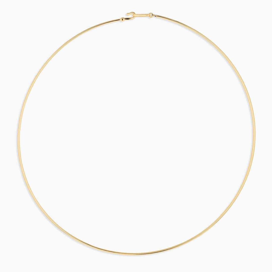 Colette Pearl Choker Necklace: 14k Gold Plated