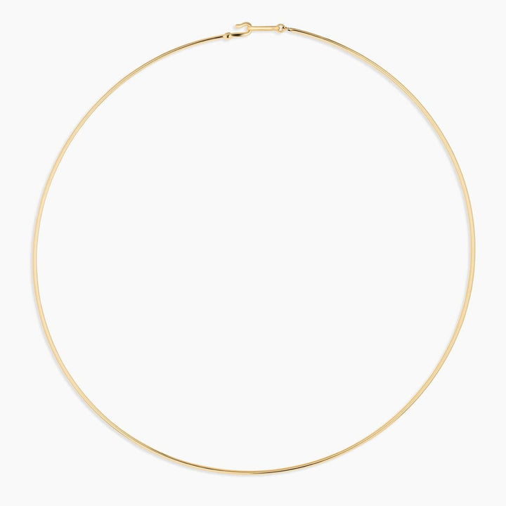 Colette Pearl Choker Necklace: 14k Gold Plated