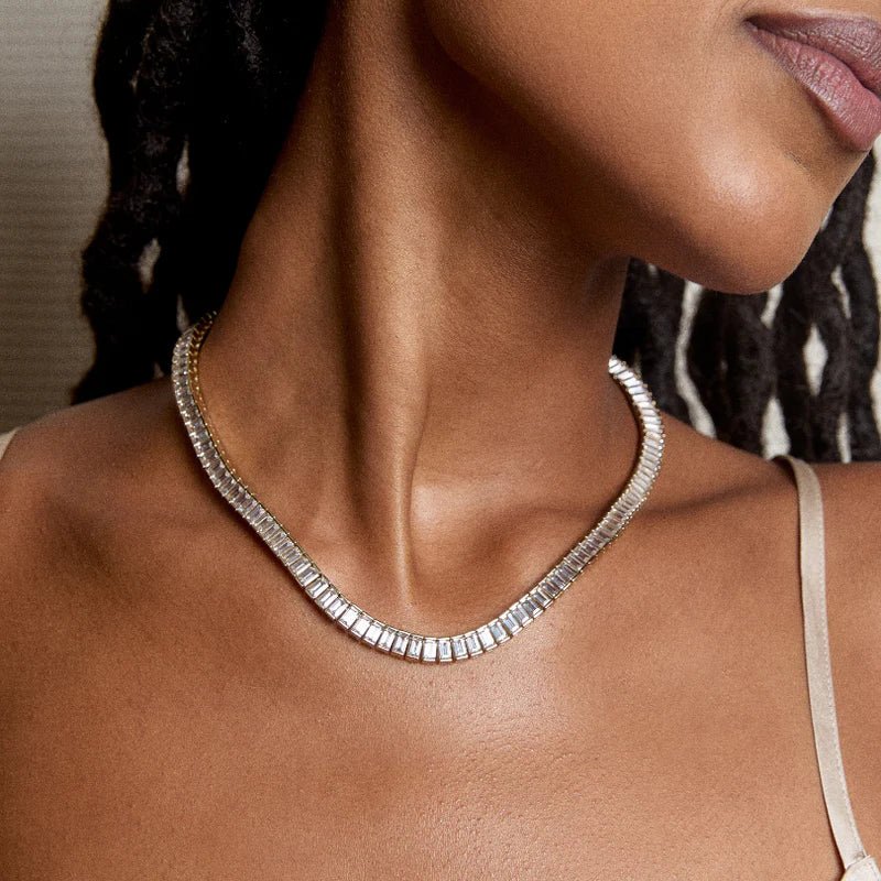 Baguette Tennis Necklace - obligato