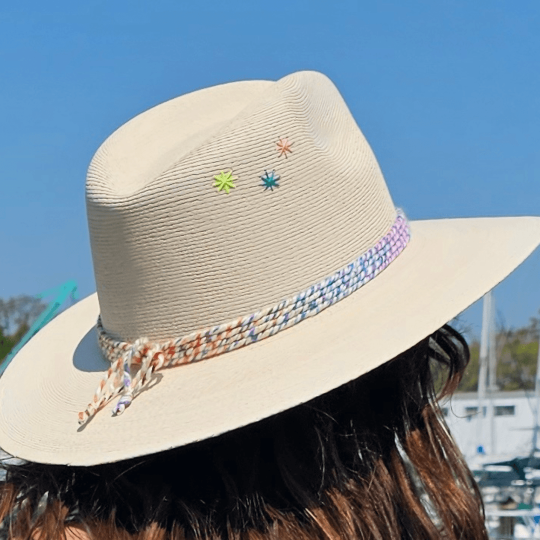 Baldiz "Burst" Hat: Rainbow White Rope - obligato