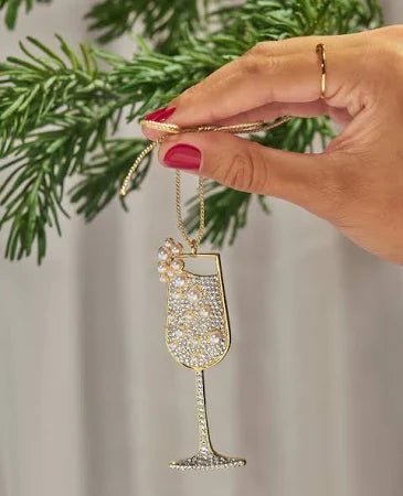 BaubleBar Bubbly and Bright Champagne Ornament - obligato
