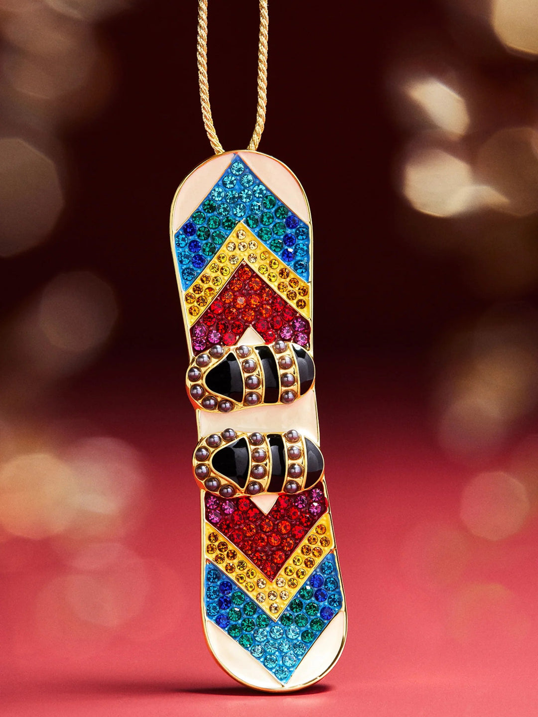 BaubleBar Shred The Season Snowboard Ornament - obligato