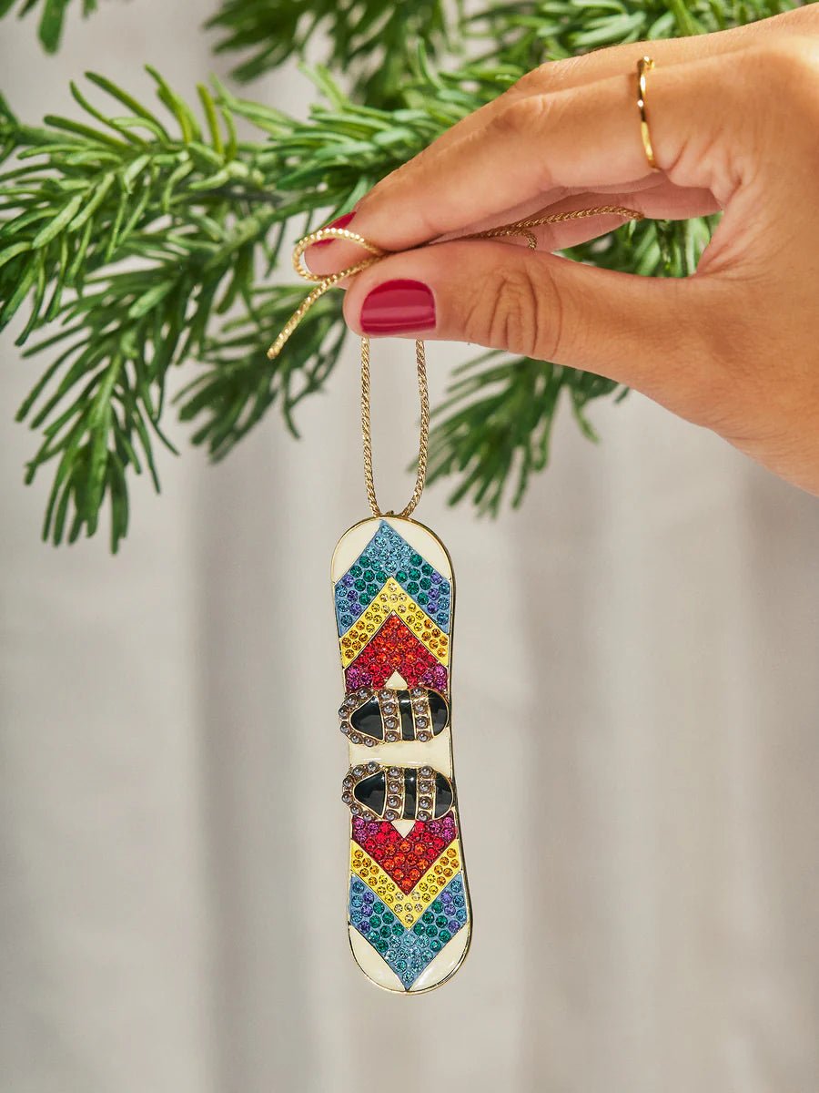 BaubleBar Shred The Season Snowboard Ornament - obligato