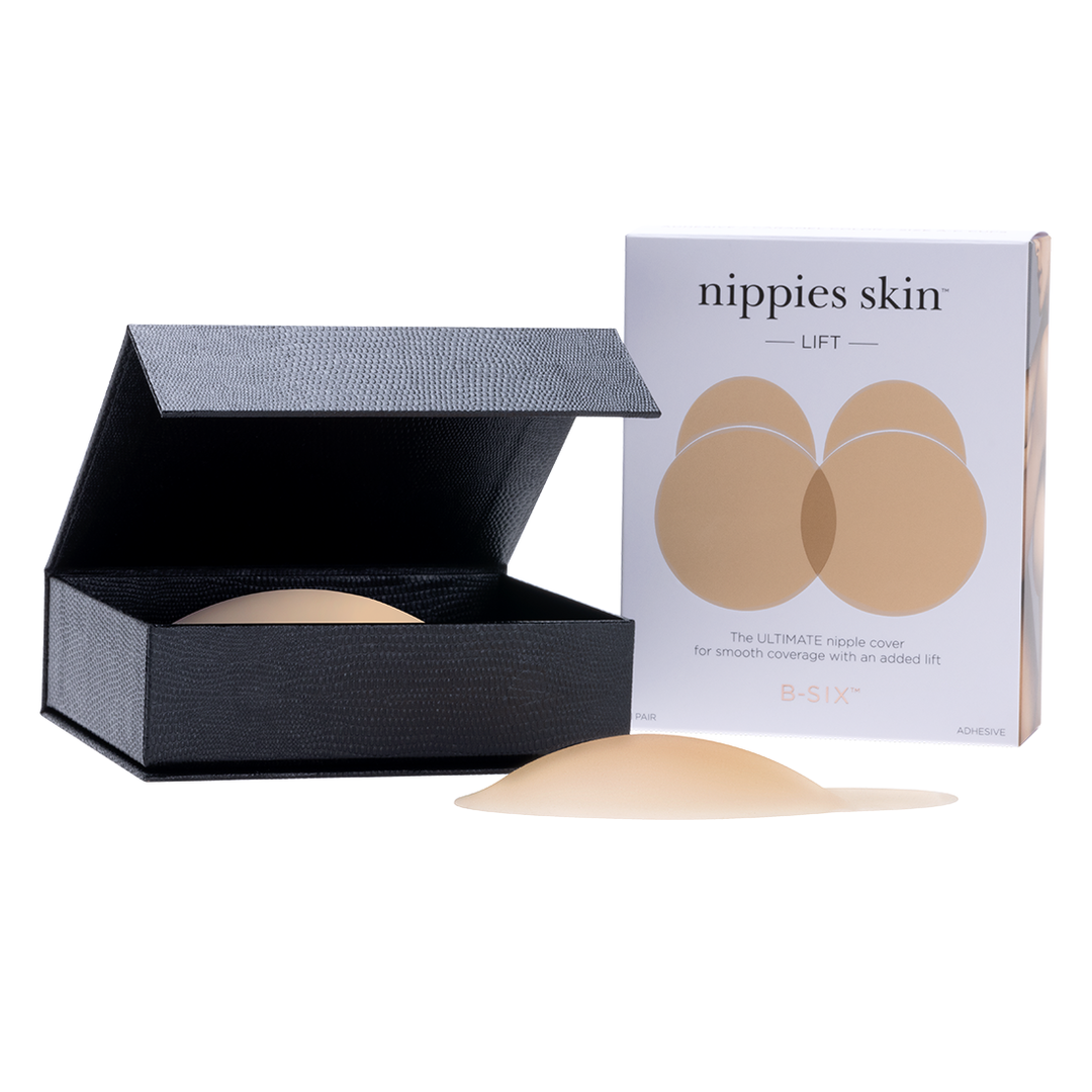 Nippies Skin Adhesive Nipple Covers with Lifting Tab: Creme / Size 1