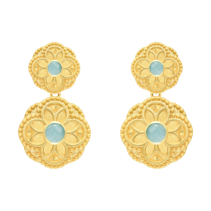 Adeline Earrings: Pearl