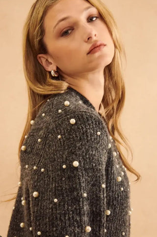 Bejeweled Granite Sweater - obligato