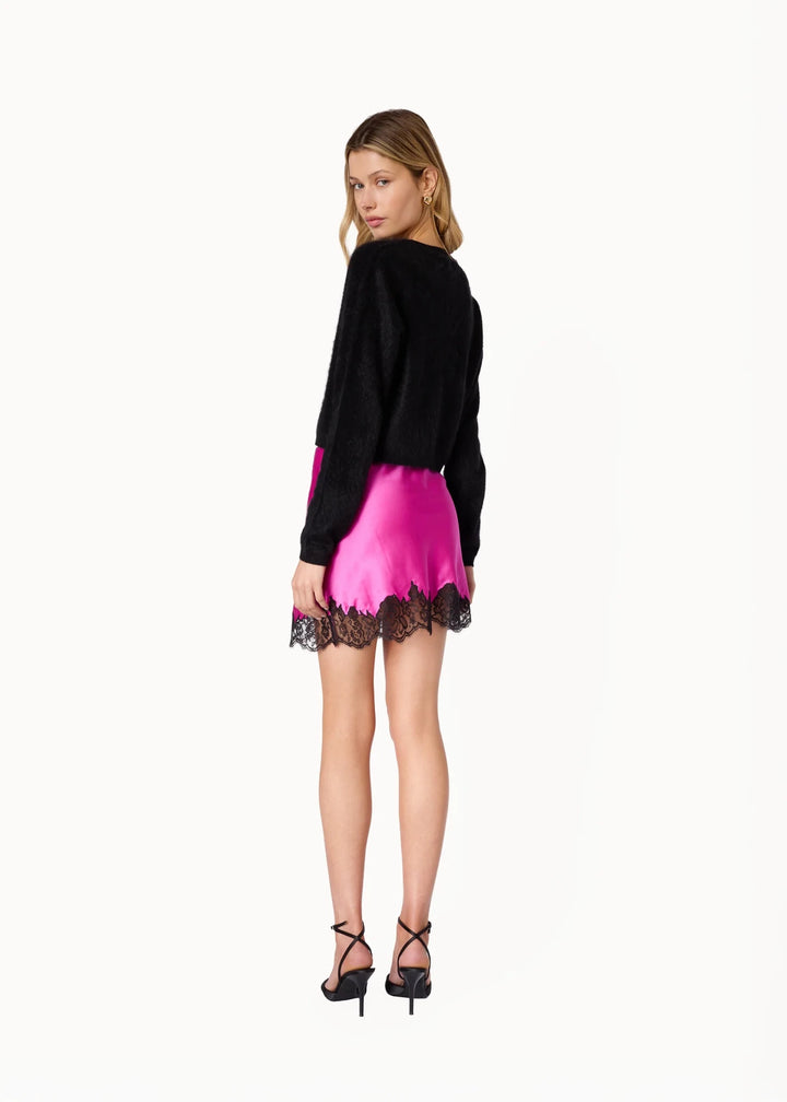 Benning Pearl Cashmere Cardigan Black - obligato